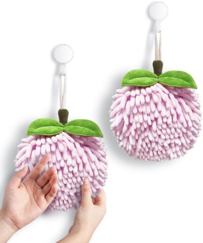 Fuzzy Fruit Hand Towel for Amazon Bathroom Decor