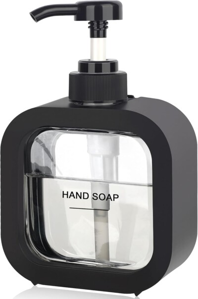 Modern Soap Pump with Label for Amazon Bathroom Decor