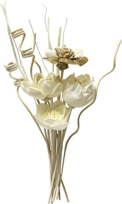 Reed Diffuser Sticks, Reed Diffuser Sticks Flowers, Reed Diffusers Set for Bathroom, for amazon bathroom decor