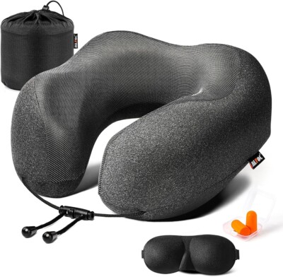 Memory Foam Travel Pillow