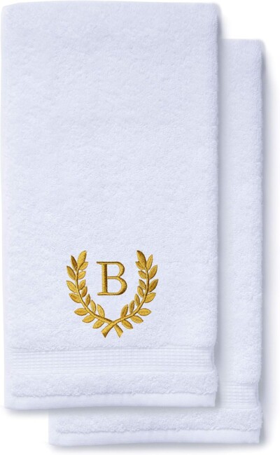Decorative and Monogrammed Hand Towels for Bathroom