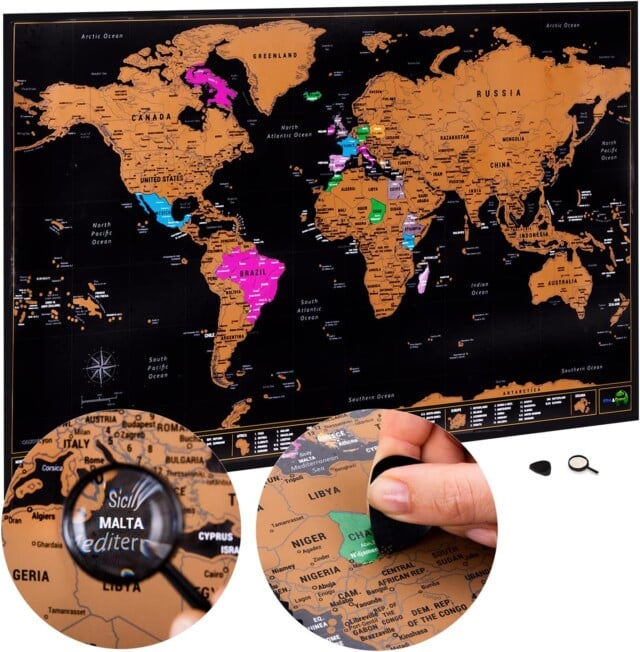 Scratch Off World Map