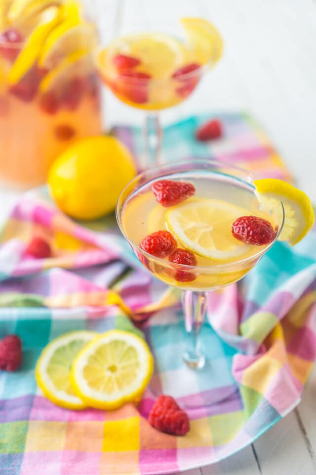 Raspberry Lemonade Sangria
