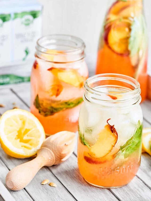 Peach Lemonade Spritzer