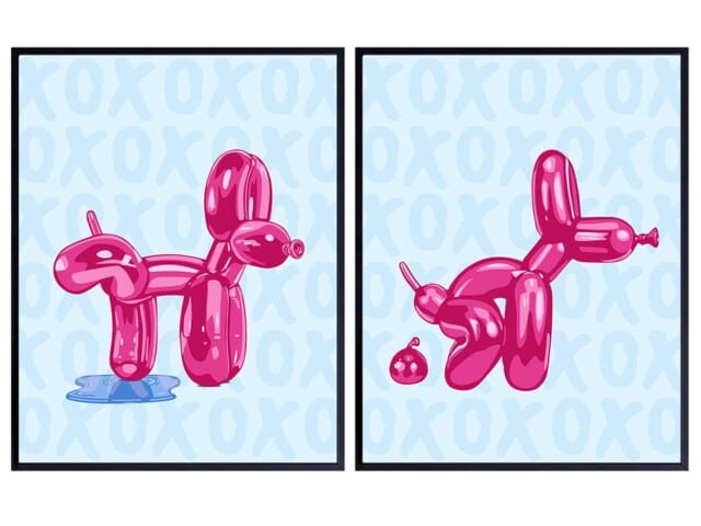 Funky Bathroom Pop Art