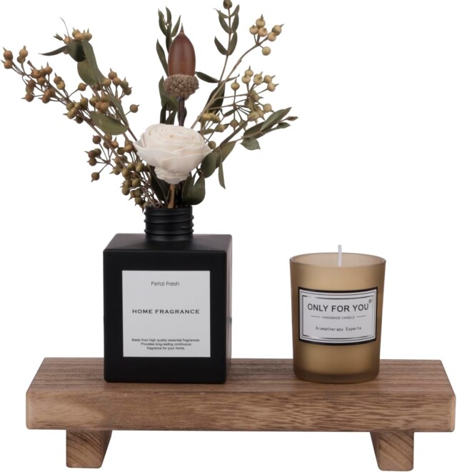Wooden Pedestal Stand for Amazon bathroom decor