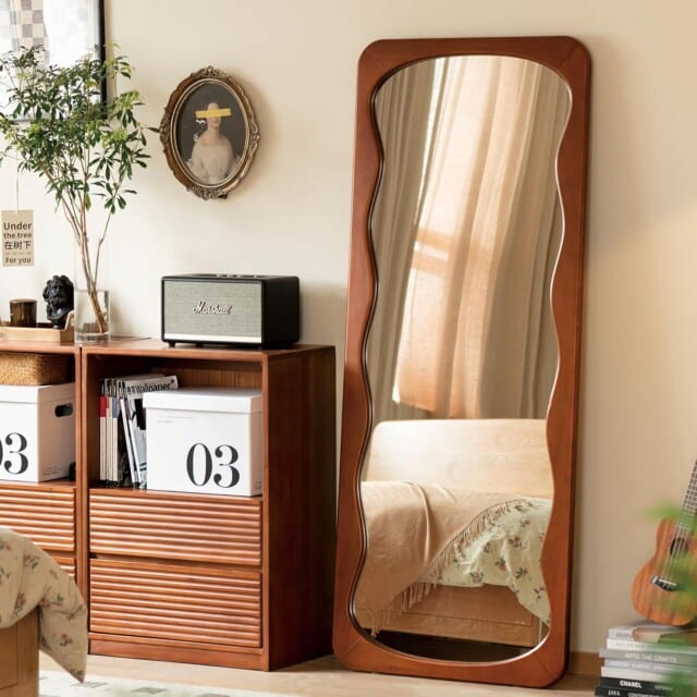 Midcentury Full Length Wall Mirror