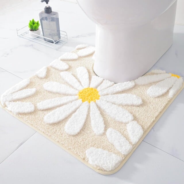 Daisy Contour Bath Rug