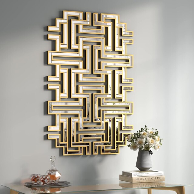 Geometric Maze Decorative Mirror