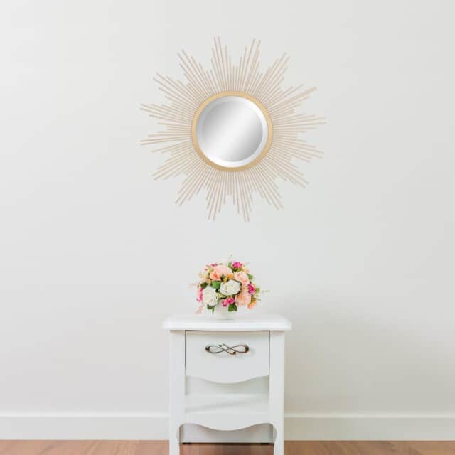 Starburst Hanging Wall Mirror for decorative wall mirrors
