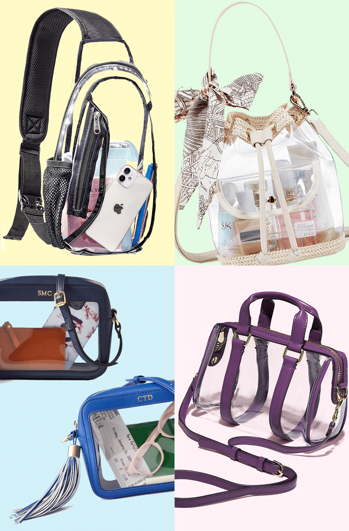 Cute Clear Stadium Bags