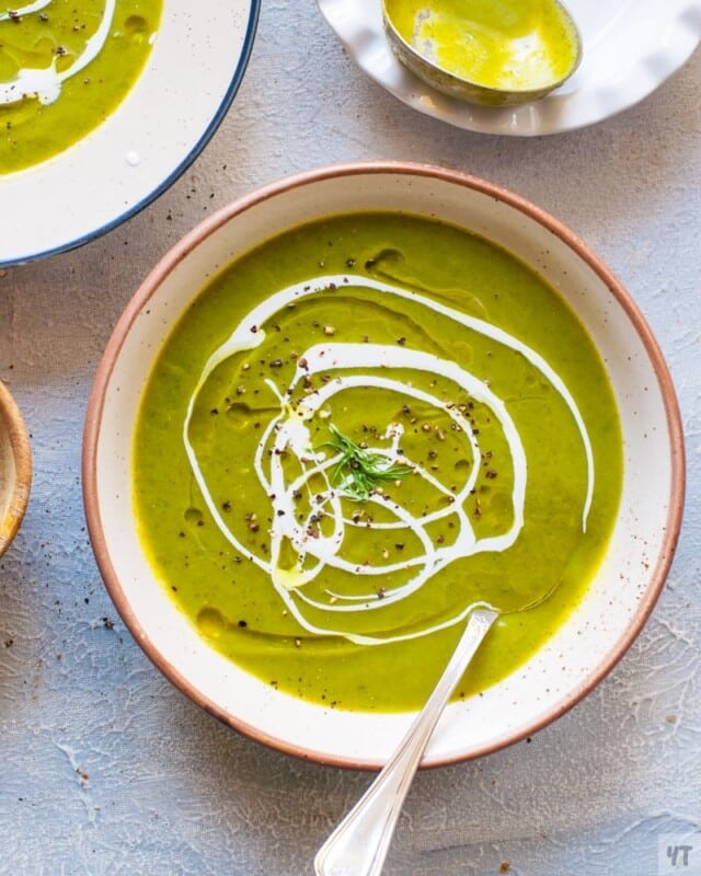 Instant Pot Zucchini Soup for soups for summer