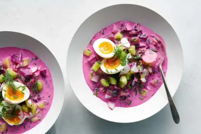 Chłodnik Litewski (Chilled Beet Soup)