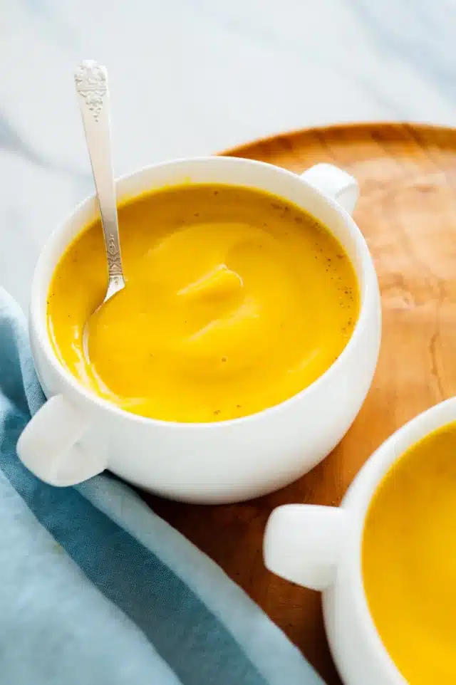 Roasted Butternut Squash Soup for summer soups
