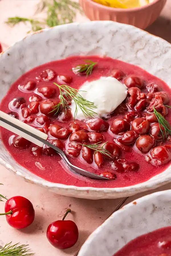 Hungarian Cold Cherry Soup Recipe