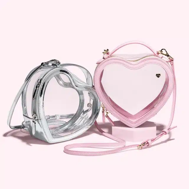 Clear Heart Crossbody Bag for clear stadium bags