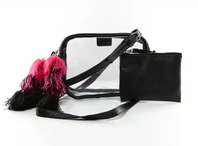Sheer Gear Poppy Tassel Bag for best clear stadium bags