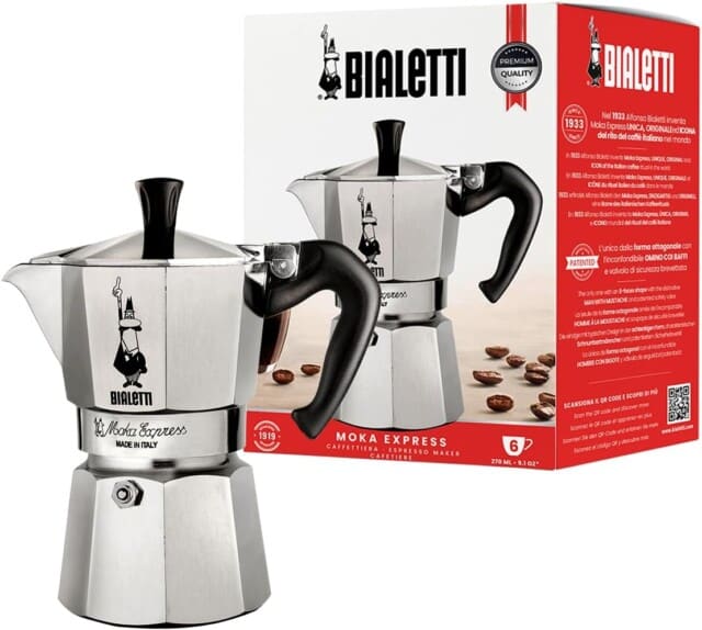 Bialetti Moka Express Pot for birthday gift ideas