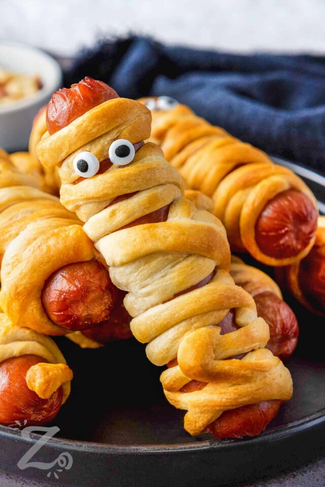 Air Fryer Mummy Hot Dogs