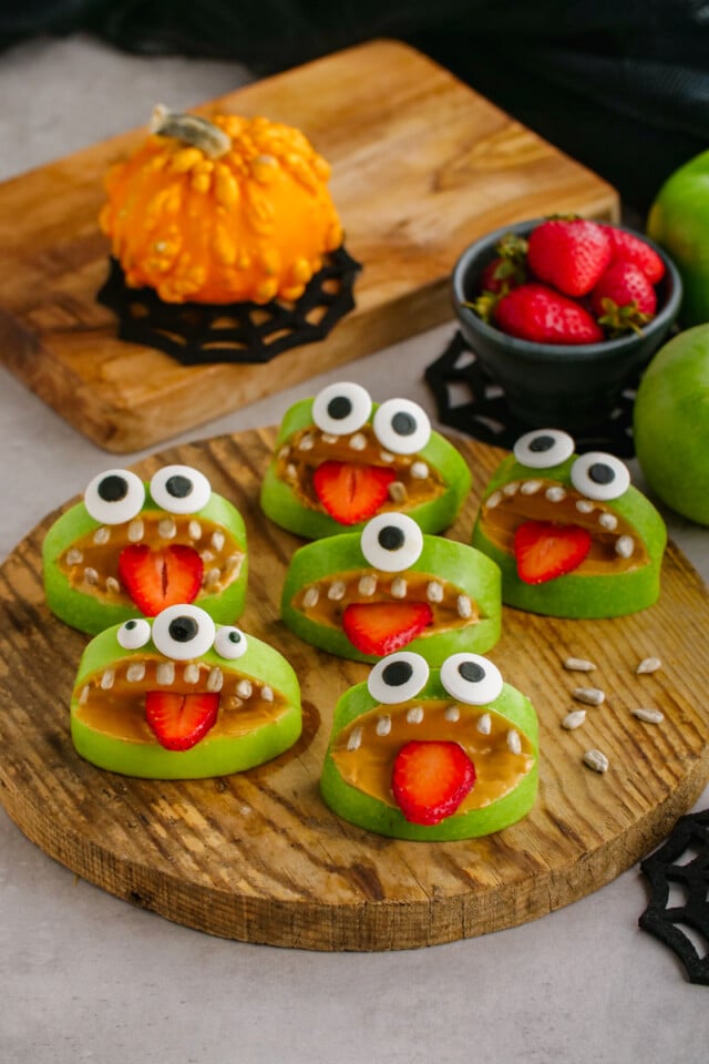 Halloween Apple Monster Mouth