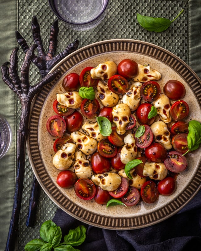 Halloween Caprese Salad
