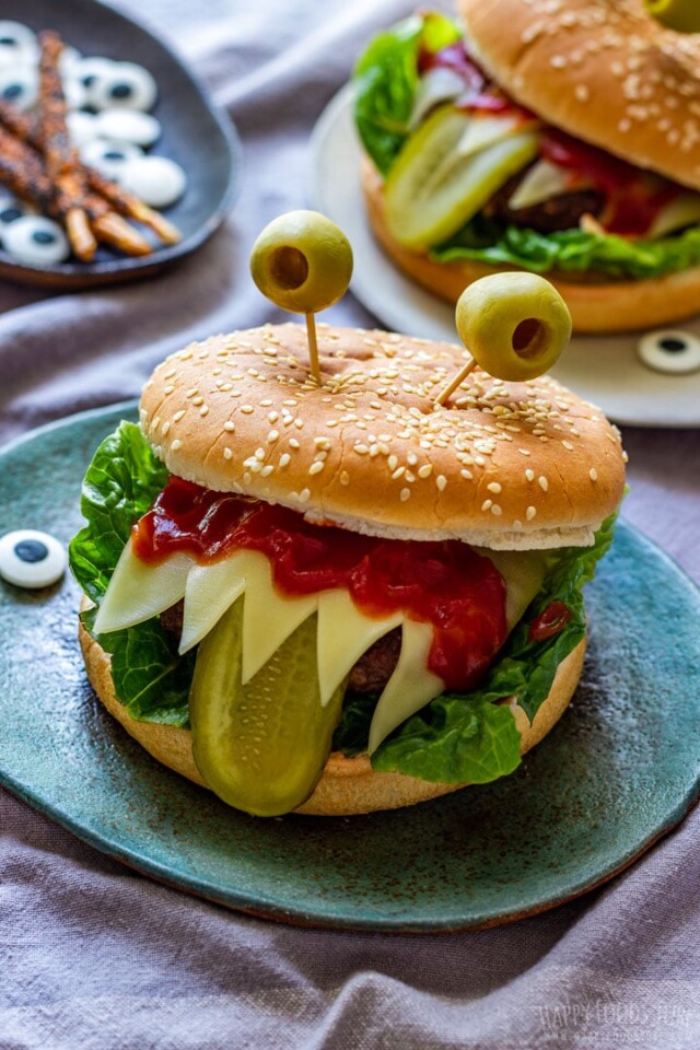Halloween Monster Burgers Recipe