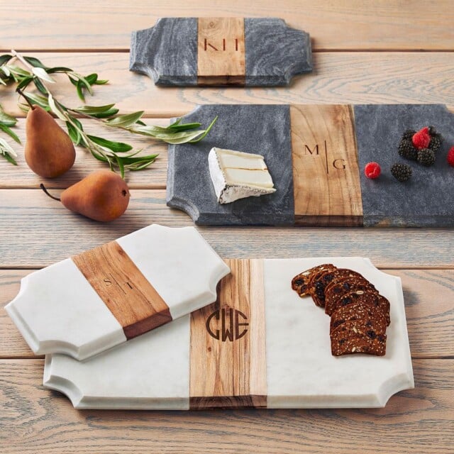 wood and marble board 