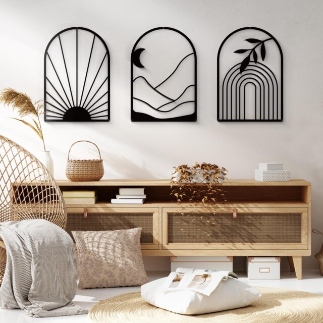 Boho Metal Wall Decor for amazon wall decor