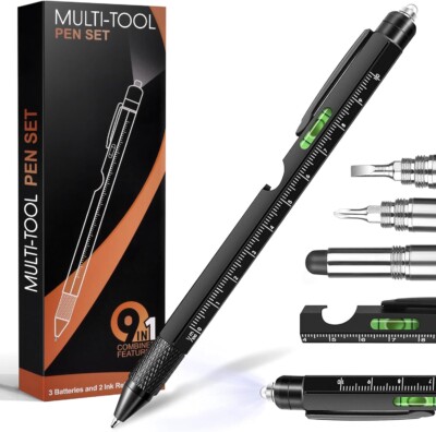 9 in 1 multitool pen for gifts under $`0