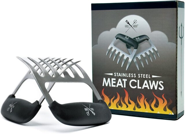 Grill Gods Meat Claws - Stainless Steel Smoker Accessories for gifts under $10