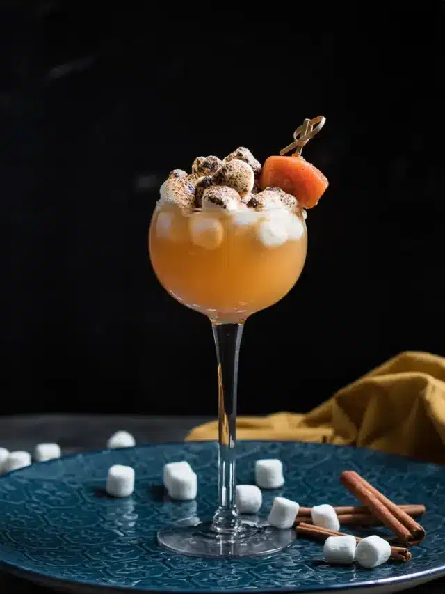 Sweet Potato Cocktail for thanksgiving cocktails