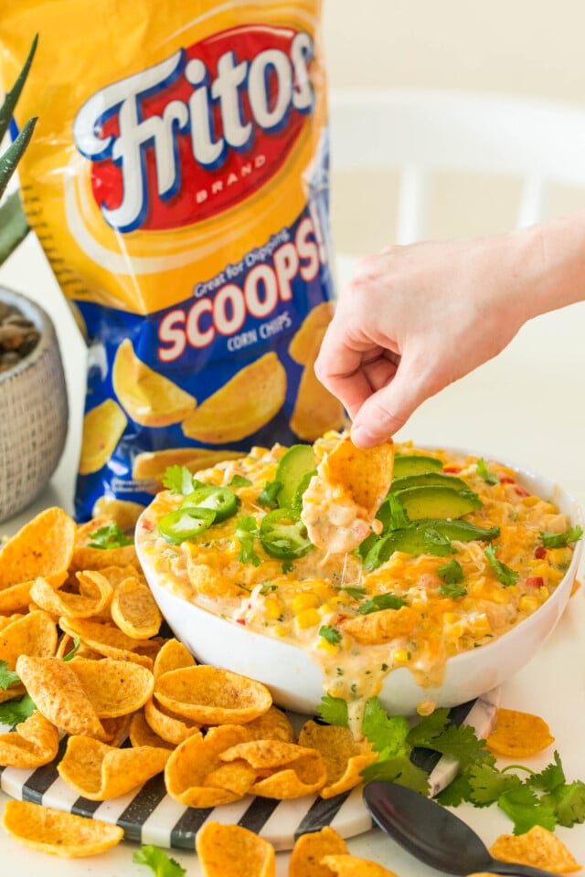 Hot Corn Dip Recipe 8 for game day snacks