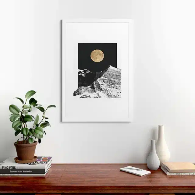 golden moon Framed Art Print
By: 
Dada22

